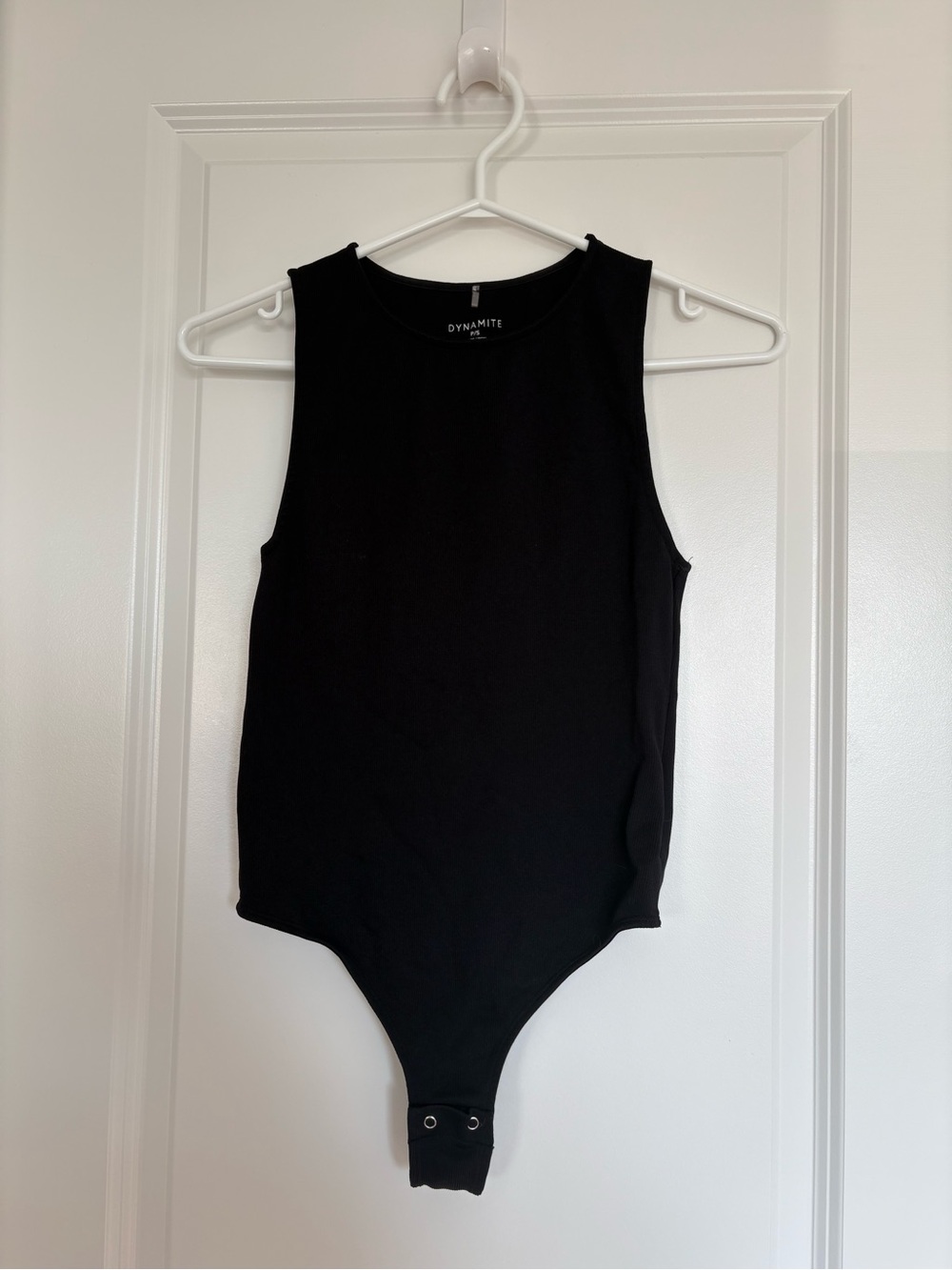 Dynamite Black Muscle Tank Bodysuit